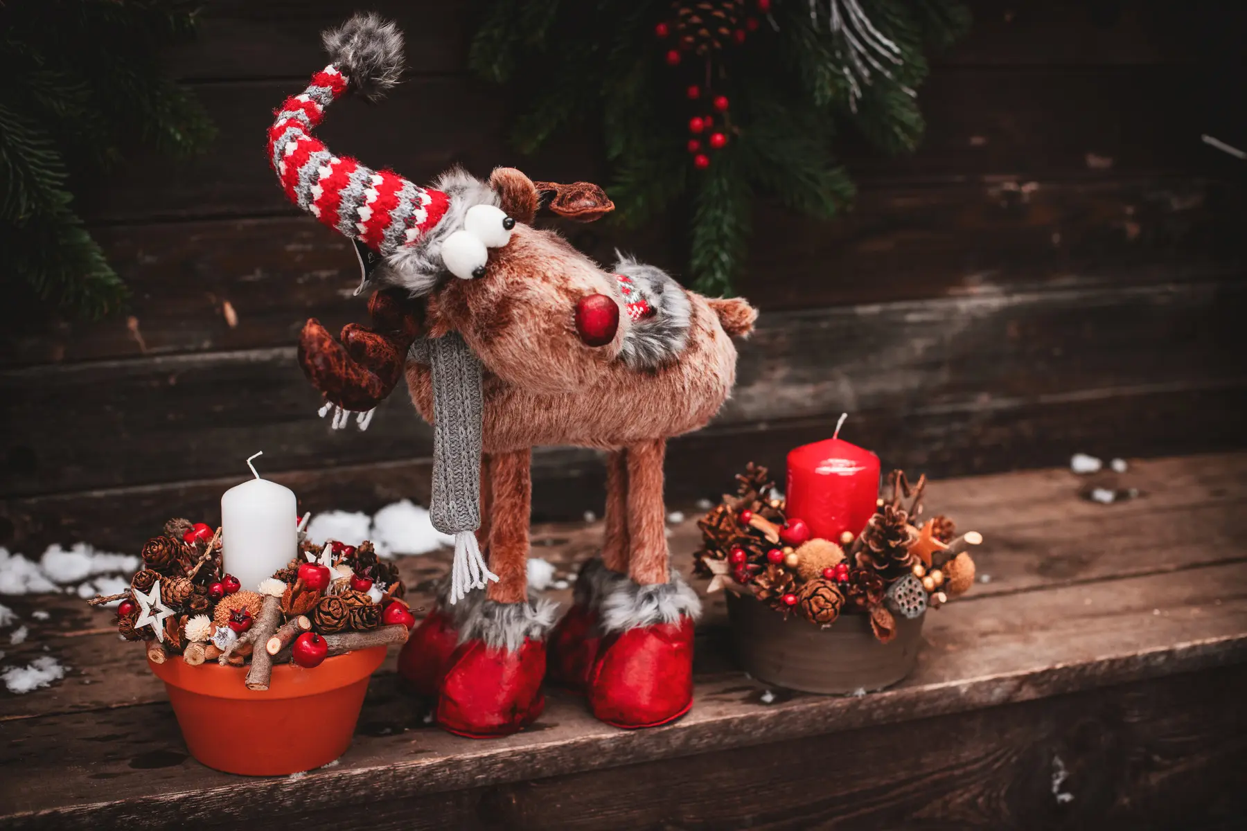 Adventní svícen: Zahradnictví Svrkyně