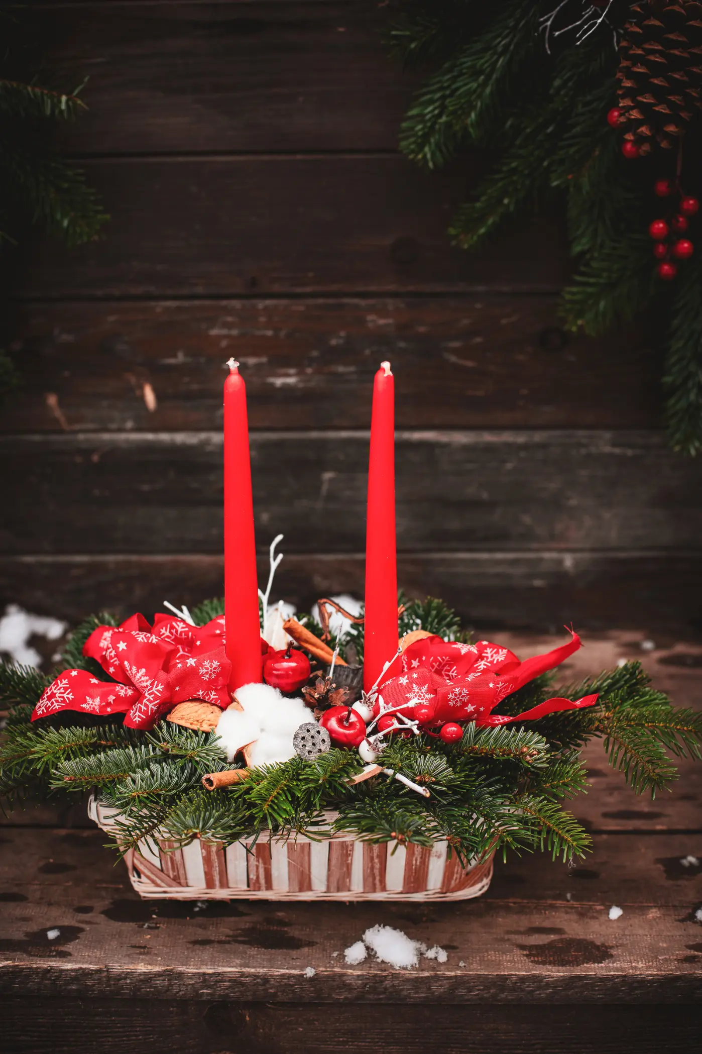 Adventní svícen: Zahradnictví Svrkyně