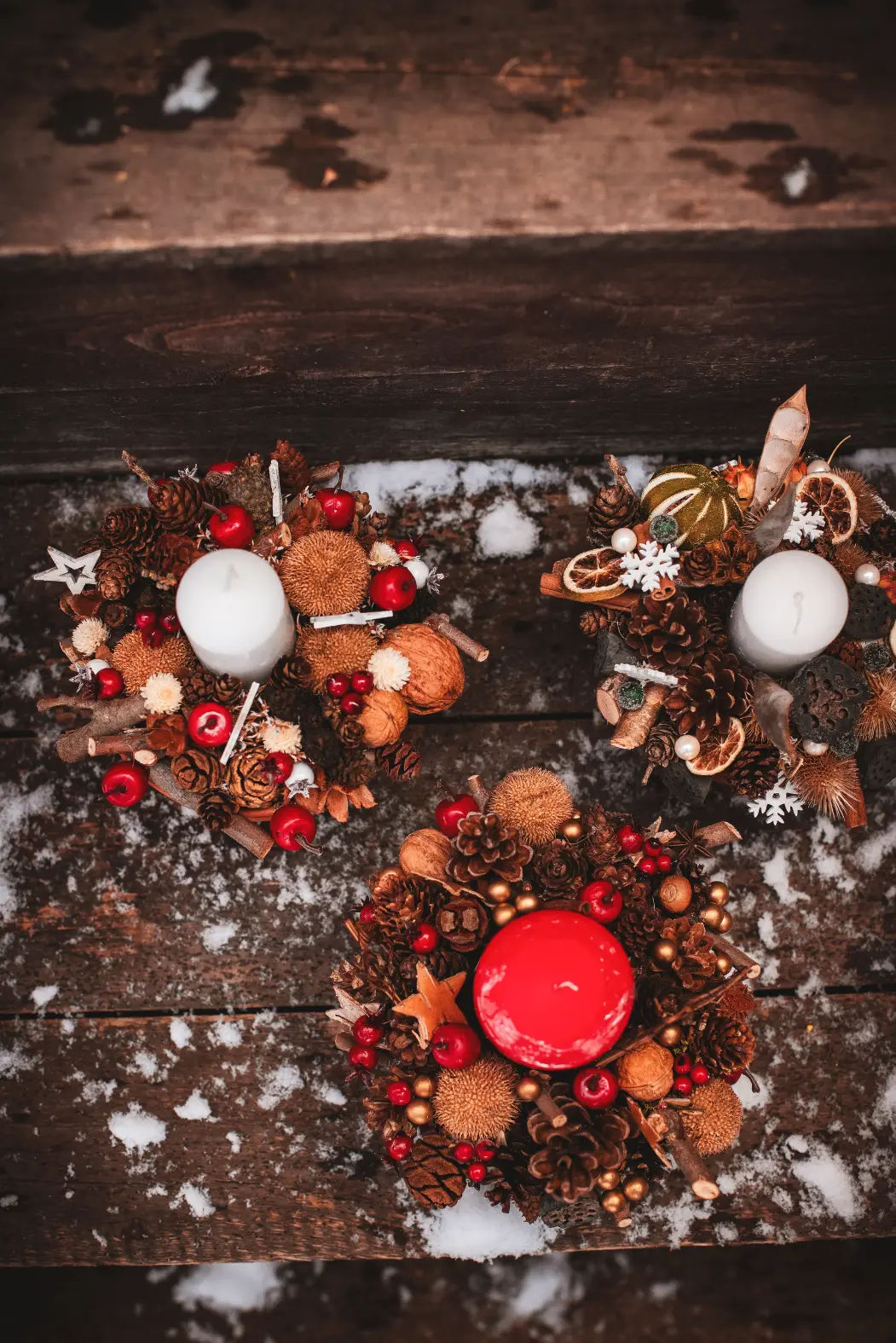 Adventní svícen přírodní: Zahradnictví Svrkyně